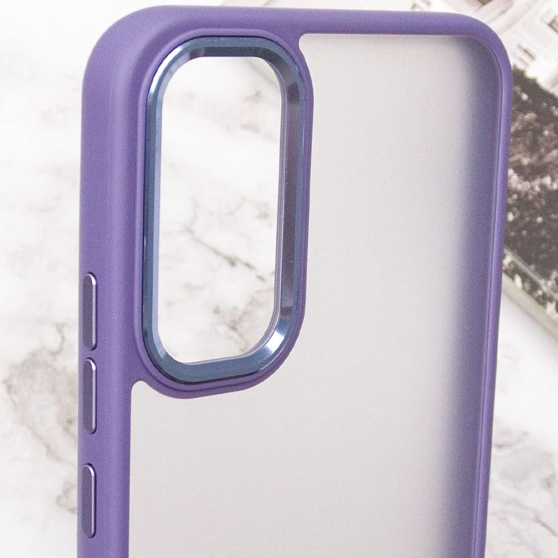 Захистний чохол TPU+PC матовий на Samsung Galaxy S24+ – Lavender. Фото 3 з 4