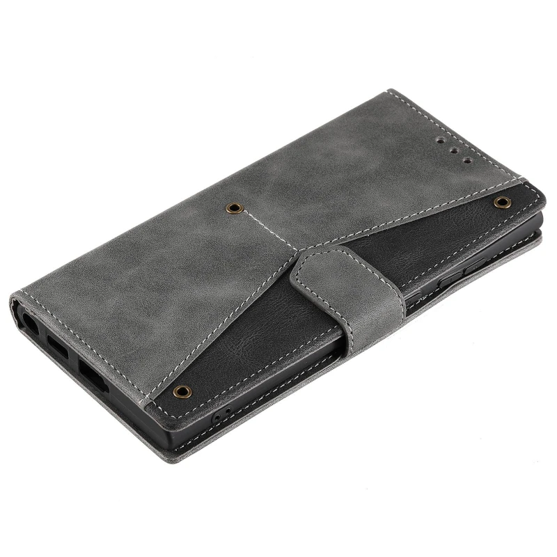 Шкіряний чохол-книжка Maverick Cover для Samsung Galaxy S26 Ultra – Grey. Фото 4 з 5
