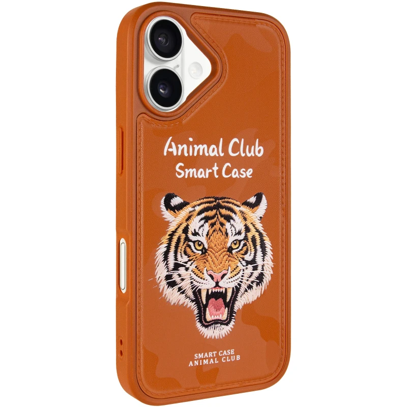 TPU+PC чехол Animal Club для Apple iPhone 17 (6.3") – Chocolate Brown. Фото 2 из 6