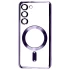 Хромовий TPU чохол з MagSafe на Samsung Galaxy S24 – Purple. Фото 1 з 3