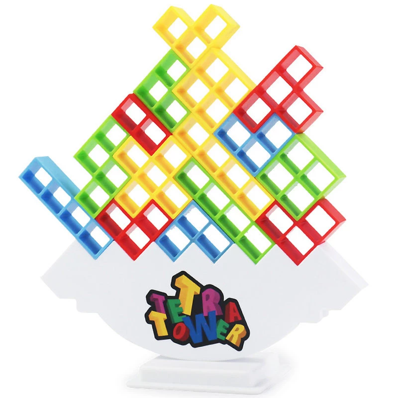 Настільна інтерактивна гра Ummi ME-008 Tetris tower game – Colorful. Фото 1 з 6