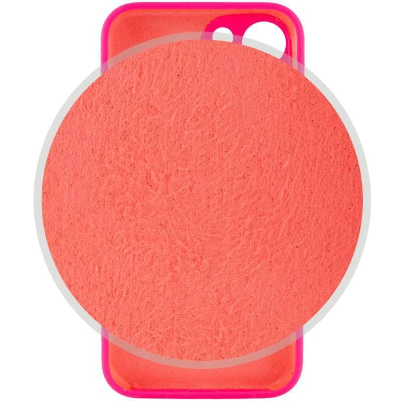 Чехол Silicone Case с защитой камеры для Apple iPhone 13 (6.1") – Розовый / Barbie pink. Фото 3 из 4