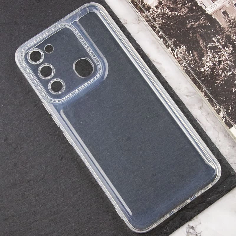 Силіконовий чохол з візерунком на TECNO Spark 8C – Прозорий. Фото 4 з 7