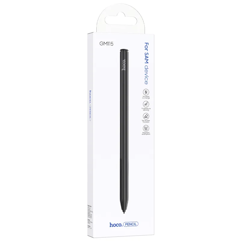 Стилус Hoco GM115 Smart for Galaxy/Lenovo/Asus/Dell – Black. Фото 2 з 6
