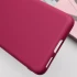 Цветной силиконовый чехол GETMAN с закрытой камерой на Samsung Galaxy S21 – Бордовый / Marsala. Фото 5 из 5