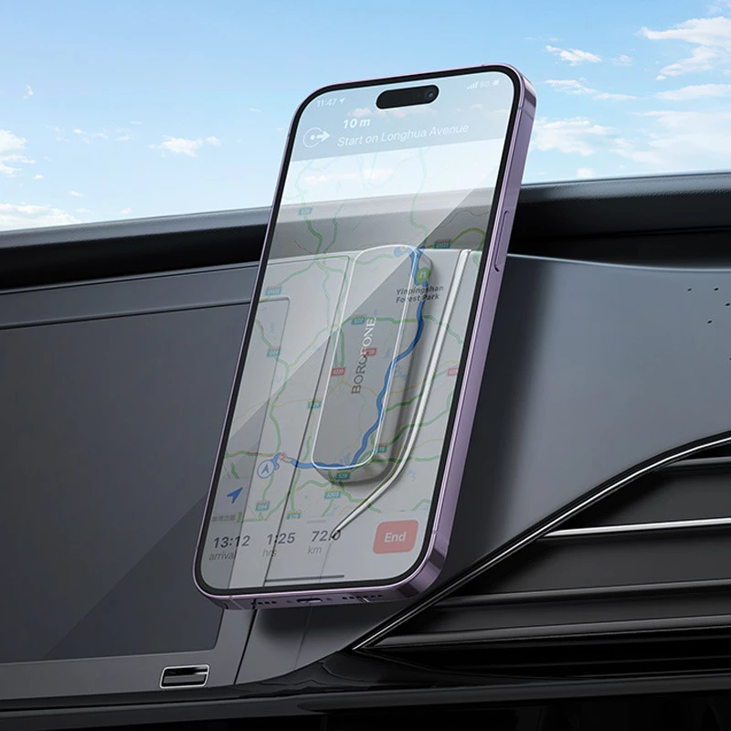 Автотримач Borofone BH121 Eternal – Black gray. Фото 7 з 8