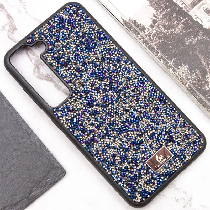TPU чохол Bling World Rock Diamond на Samsung Galaxy S23 – Синій. Фото 6 з 8