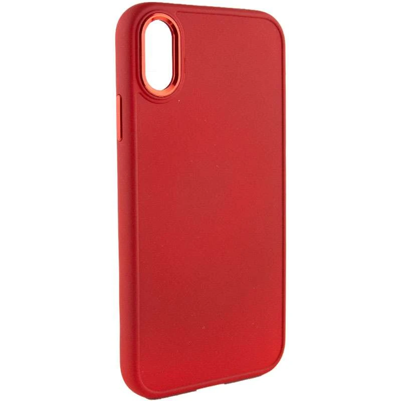 TPU чохол Bonbon з металевими кнопками на Apple iPhone XS Max (6.5") – Червоний / Red. Фото 2 з 5