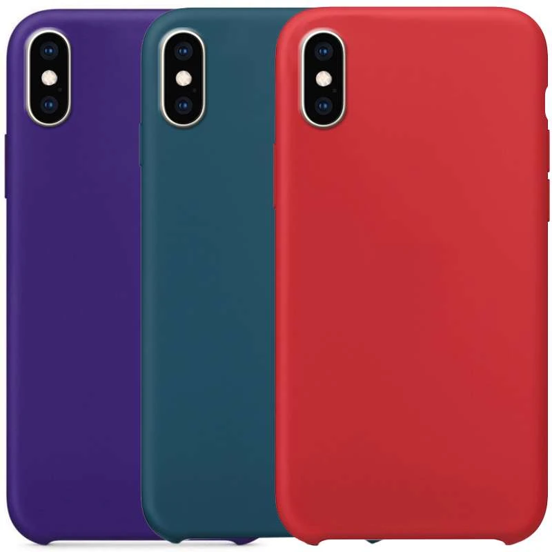 

Чохол Silicone Case без лого на Apple iPhone XS Max (6.5")