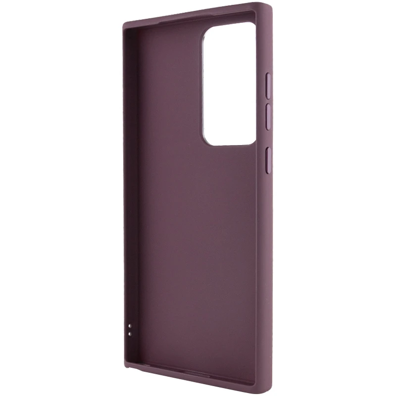 TPU чохол Bonbon з металевими кнопками на Samsung Galaxy S23 Ultra – Бордовий / Plum. Фото 6 з 10