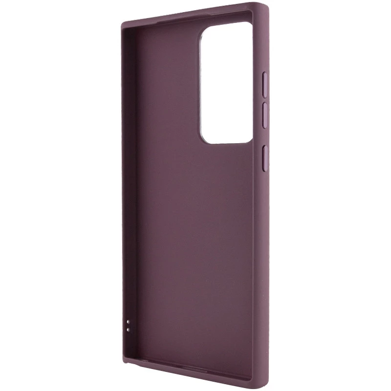 TPU чохол Bonbon з металевими кнопками на Samsung Galaxy S24 Ultra – Бордовий / Plum. Фото 3 з 5