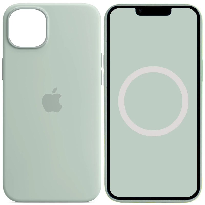 Чохол Silicone case (AAA) with Magsafe and Animation для Apple iPhone 14 (6.1") фото 1 з 2