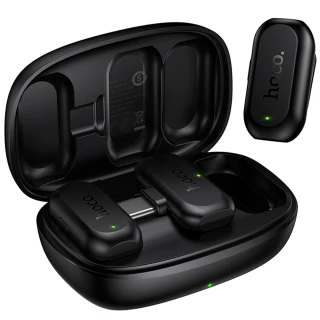 Петличный беспроводной микрофон Hoco L26 Dual-mic Smart AI (Type-C) фото 1 из 1