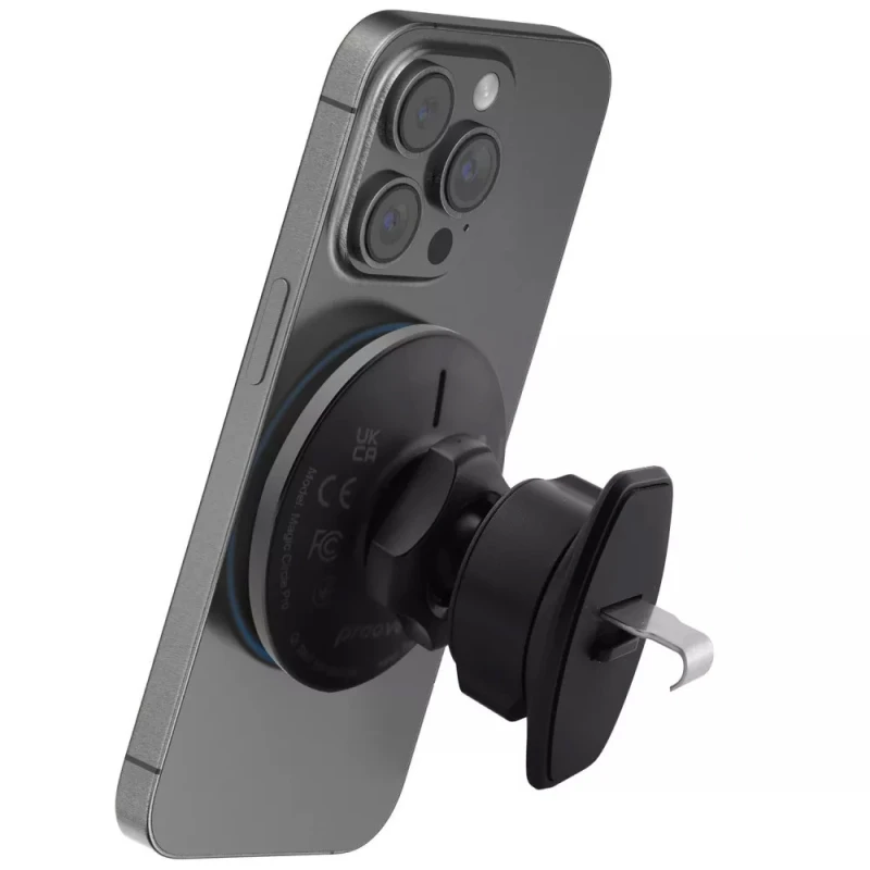 Автотримач з БЗП Proove Magic Circle Pro 15W – Black. Фото 5 з 10