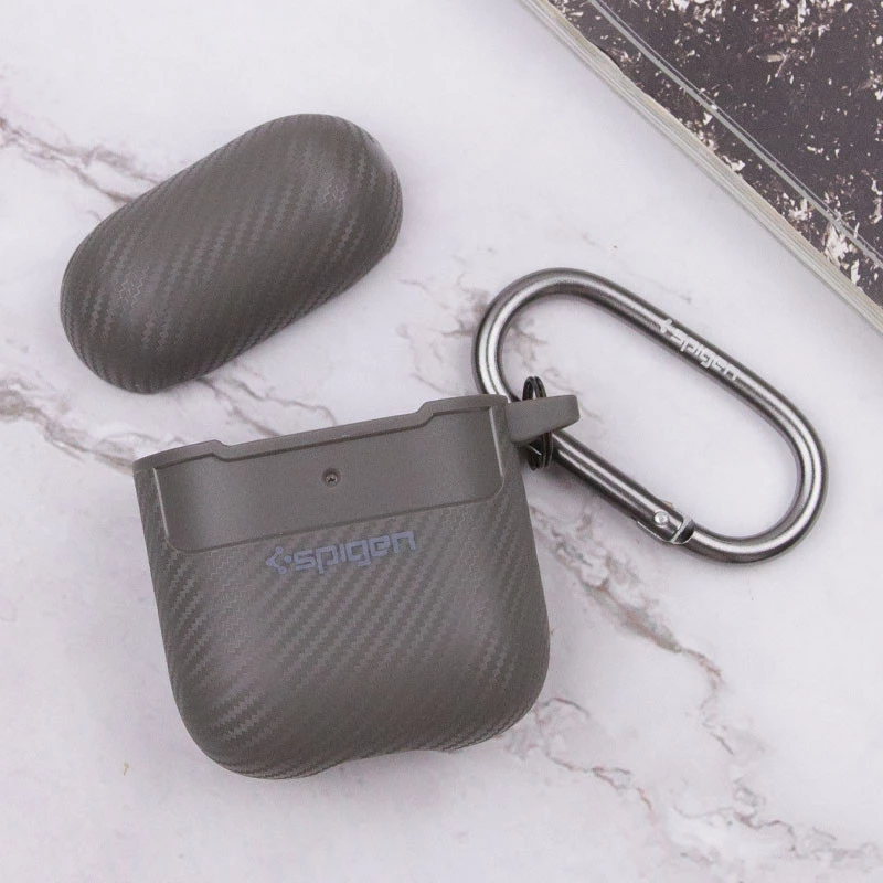 Футляр SGP Shockproof для навушників Airpods 1/2 – Grey. Фото 6 з 6
