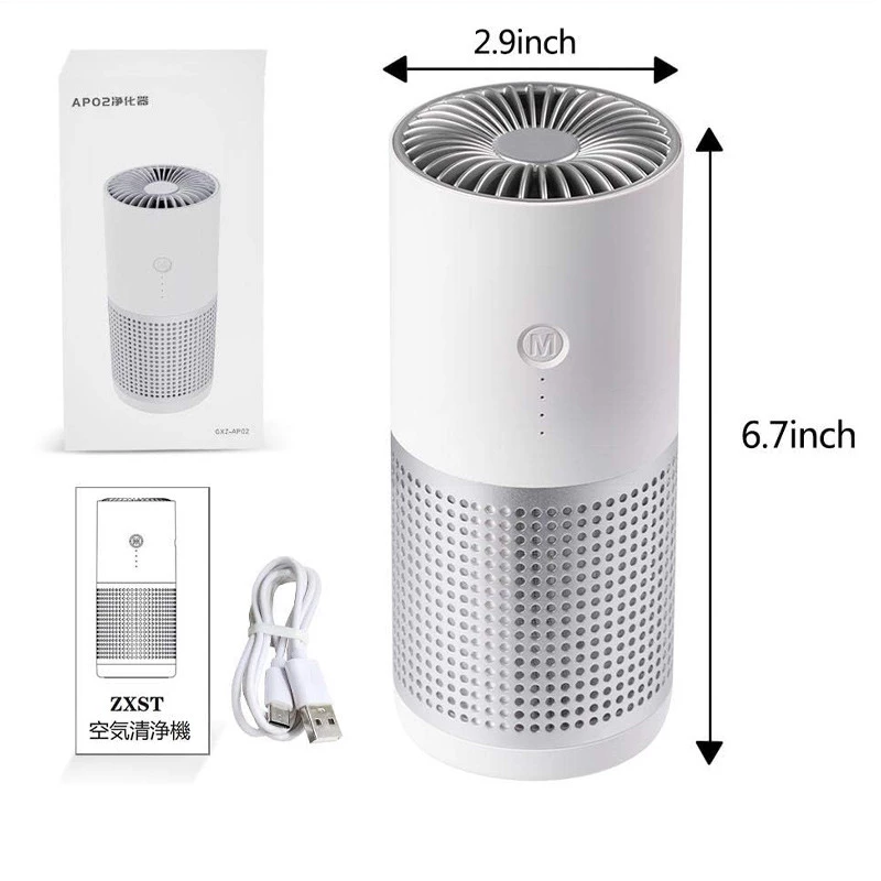 Освіжувач повітря у автомобіль A02 Type-C/5V USB – White. Фото 7 з 8