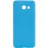 Цветной силиконовый чехол для Samsung A720 Galaxy A7 (2017) – Голубой. Фото 1 из 1