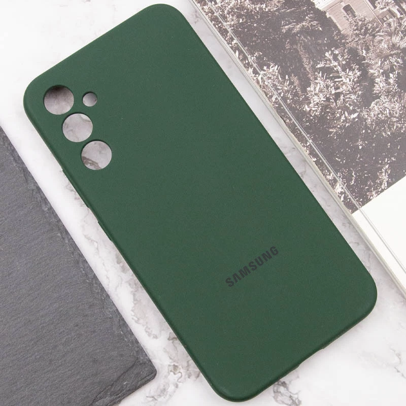 Чохол Silicone Case Lakshmi Premium L з закритою камерою на Samsung Galaxy S25 – Зелений / Cyprus Green. Фото 8 з 10