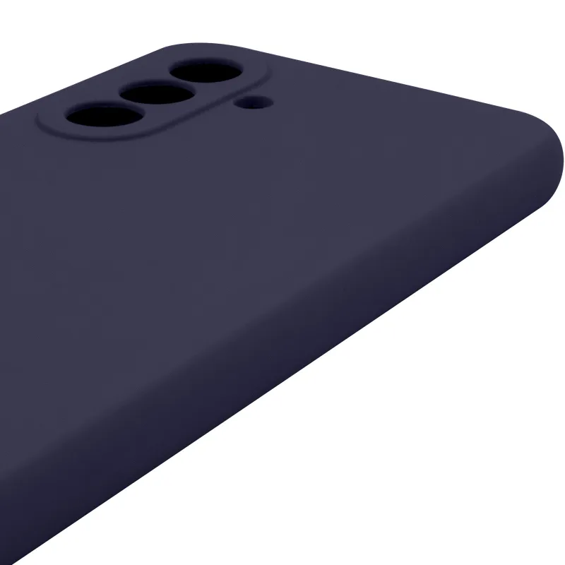 Чохол Silicone Case Lakshmi Premium із закритою камерою для Samsung Galaxy A56 5G – Темно-синій / Midnight blue. Фото 7 з 18