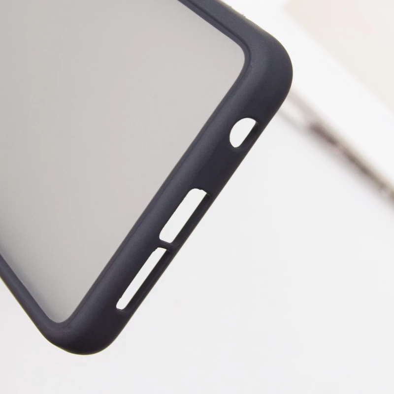 Чохол TPU+PC Lyon Frosted на Xiaomi Poco X3 NFC / Poco X3 Pro – Black. Фото 11 з 12