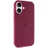 Чехол Silicone Case с закрытым низом для Apple iPhone 17 (6.3") – Бордовый / Maroon. Фото 2 из 7