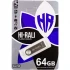 Флеш-накопичувач USB Hi-Rali Shuttle 64 GB (срібна серія) – Срібний. Фото 1 з 2