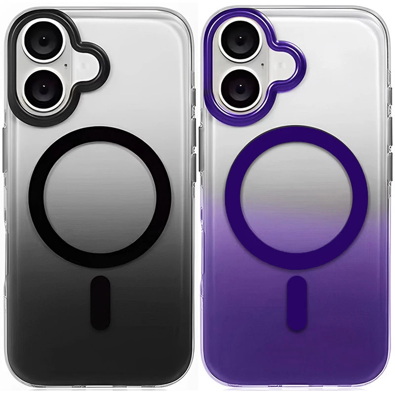 Чехол TPU+PC Shadow with MagSafe для Apple iPhone 16 фото 2 из 4