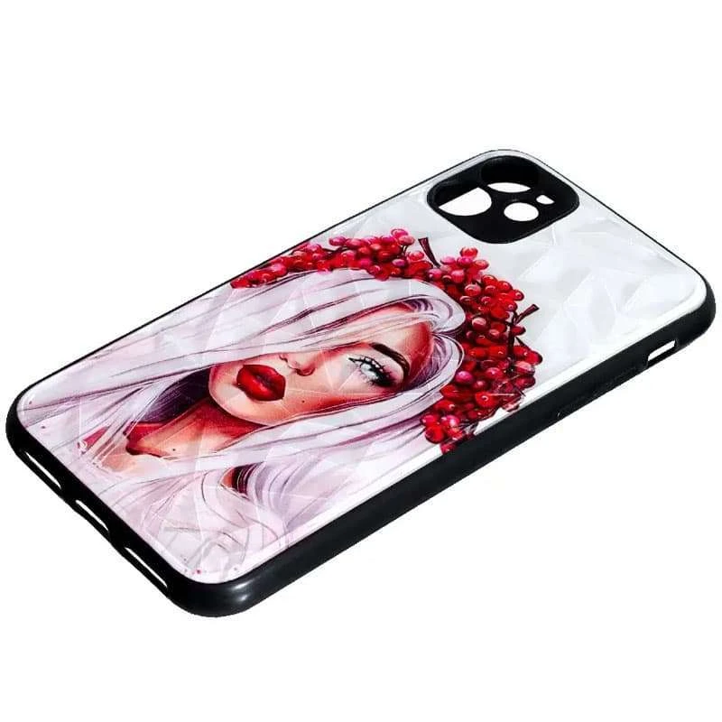 Стеклянный чехол Prisma Ladies на Apple iPhone 14 (6.1") – Ukrainian Girl. Фото 5 из 9