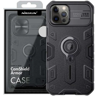 Пластиковая накладка Nillkin Armor со шторкой для камеры и кольцом для Apple iPhone 13 Pro Max (6.7") фото 1 Пластиковая накладка Nillkin Armor со шторкой для камеры и кольцом для Apple iPhone 13 Pro Max (6.7") фото 1 из 1