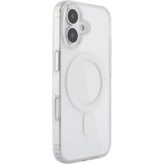Чехол TPU Crystal Case with Magnetic Fit для Apple iPhone 16 фото 1 из 19