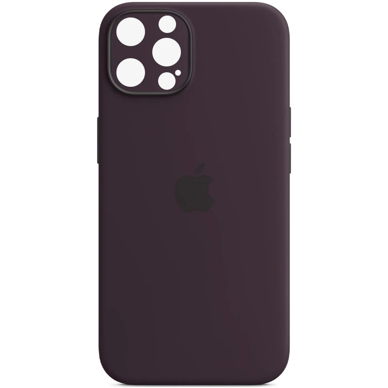 

Чехол Silicone Case с защитой камеры для Apple iPhone 13 Pro (6.1") (Фиолетовый / Elderberry), Фіолетовий / elderberry