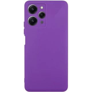 Кольоровий силіконовий чохол GETMAN із закритою камерою для Xiaomi Redmi 12 фото 1 з 3