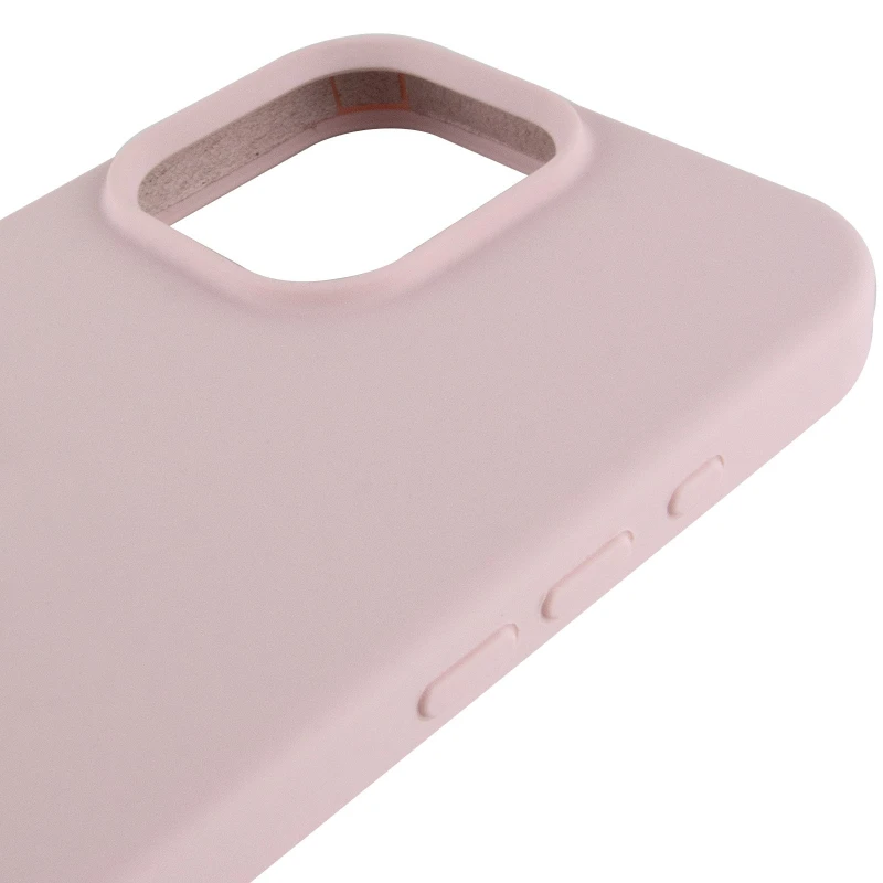 Чехол Silicone Case с закрытым низом для Apple iPhone 16 Pro Max – Розовый / Chalk Pink. Фото 7 из 9