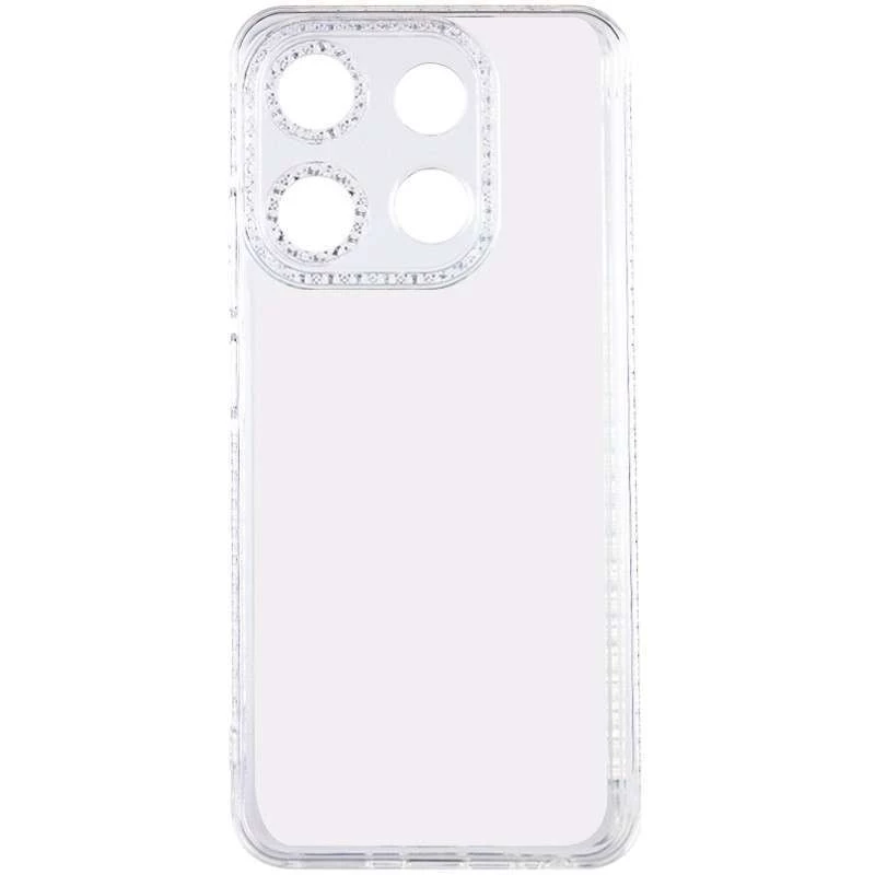 Силіконовий чохол з візерунком на Tecno Pop 7 – Прозорий. Фото 3 з 6