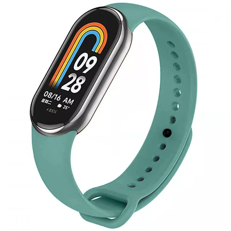 Силіконовий ремінець для Xiaomi Mi Band 8/9/10 – Зелений / Pine Needle. Фото 1 з 1