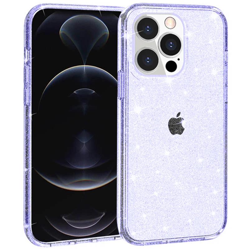 Блестящий силиконовый чехол на Apple iPhone 17 Air (6.5") – Purple. Фото 1 из 5