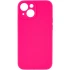 Чохол Silk Full Camera Protective (AA) NO LOGO для Apple iPhone 15 Plus (6.7") – Рожевий / Barbie pink. Фото 1 з 3