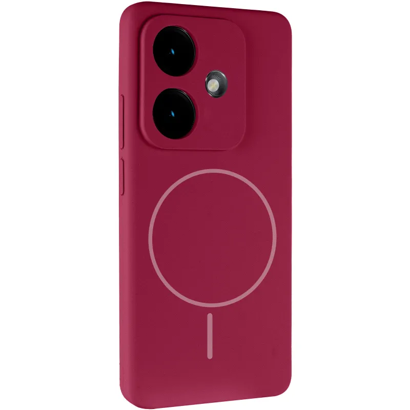 Чохол Silicone Cover Lakshmi Full Camera (AA) with Magnetic Fit для Xiaomi Redmi Note 17 – Бордовий / Marsala. Фото 1 з 1