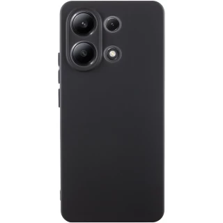 Чохол Silicone Case Lakshmi з закритою камерою на Xiaomi Redmi Note 13 4G — Чорний / Black