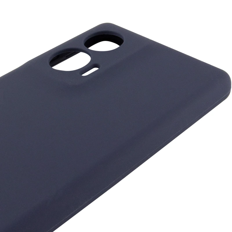 Чехол Silicone Case Lakshmi Plus с закрытой камерой для Motorola Edge 50 – Синий / Midnight Blue. Фото 5 из 6