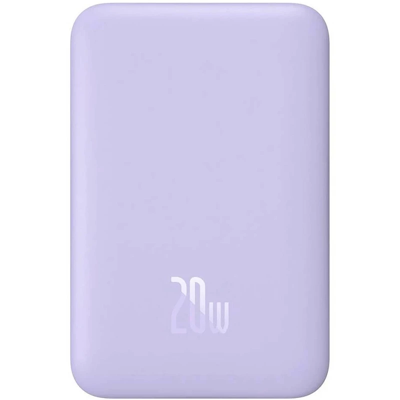 

Портативний зарядний пристрій Power Bank Baseus Magnetic Mini Air 20W c БЗП 10000 mAh P10059001313 (Nebula Purple)