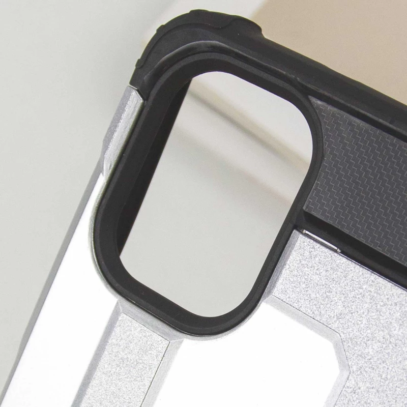 Протиударний чохол з посиленими кутами Immortal на Samsung Galaxy A06 – Срібний. Фото 7 з 8