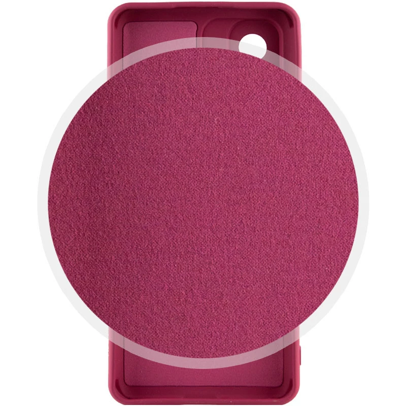 Чехол Silicone Case Lakshmi Plus с закрытой камерой для Xiaomi 11T / 11T Pro – Бордовый / Marsala. Фото 3 из 4