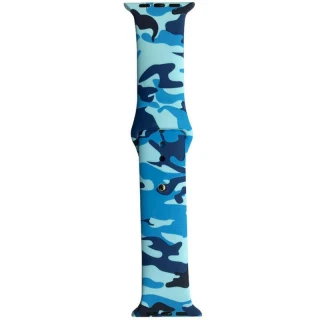 Силіконовий ремінець з малюнком для Apple watch 42mm / 44mm фото 1 з 2