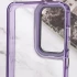 Кольоровий чохол TPU+PC на Samsung Galaxy S24+ – Purple. Фото 6 з 7