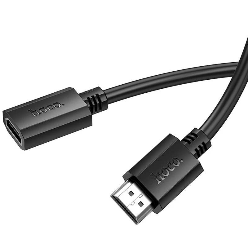 Дата кабель Hoco US13 HDTV male to HDTV female HD extension (1m) – Black. Фото 3 з 7
