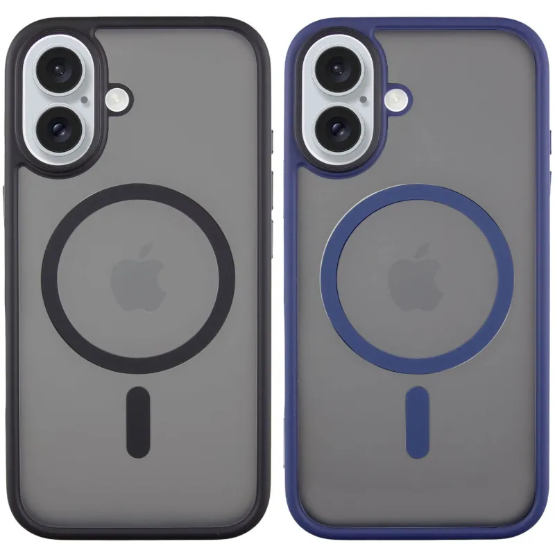 TPU+PC чехол Metal Buttons with Magnetic Fit для Apple iPhone 16 фото 1 из 1