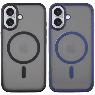 TPU+PC чехол Metal Buttons with Magnetic Fit для Apple iPhone 16