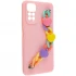 Чехол Heart с цепочкой для Xiaomi Redmi Note 11 (Global) / Note 11S – Pink Sand. Фото 3 из 8