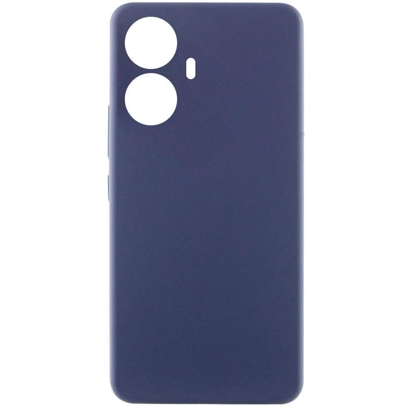 Чехол Silicone Case Lakshmi Premium з закритою камерою на Realme 10 Pro+ – Темно-синий / Midnight blue. Фото 1 из 3